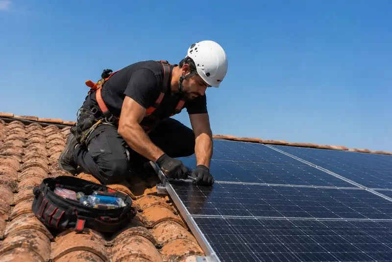Maintenance et monitoring de panneaux solaires à Saint-Cricq-du-Gave