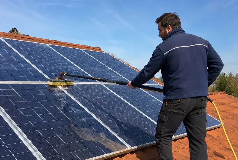Nettoyage et entretien de panneaux solaires à Saint-Cricq-du-Gave